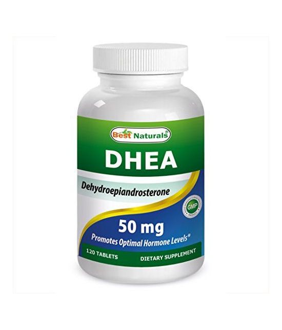 Best Naturals DHEA 50 mg, 120 comprimés.