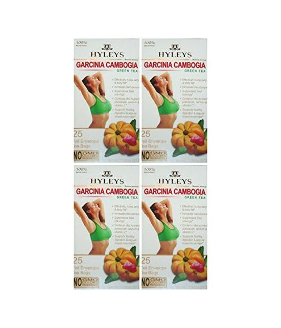 Hyleys 100% naturel Thé amincissant. PACK DE 4.