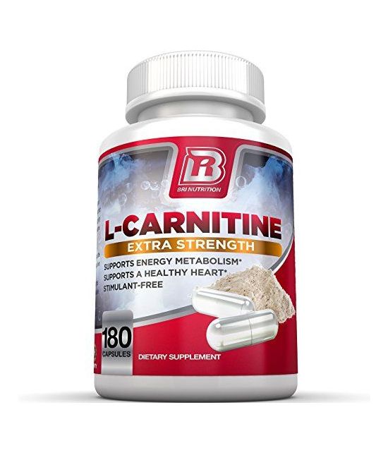 BRI Nutrition L-Carnitine, 1000 mg par portion.