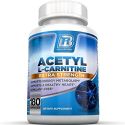 BRI Nutrition Acétyl l-Carnitine 500mg par portion.