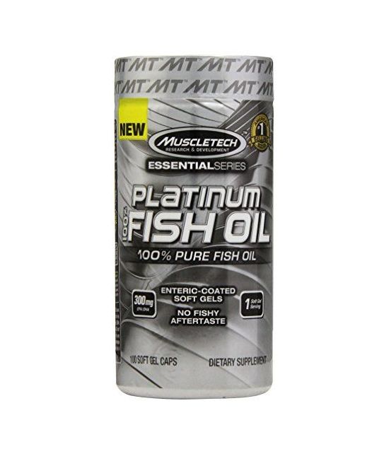 MuscleTech Platinum, huile de poisson oméga 3.