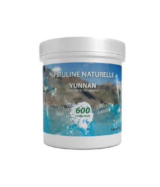 SPIRULINE NATURELLE 600 capsules - spiruline sport 