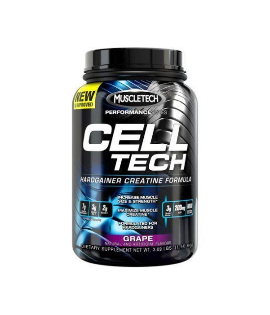 MuscleTech Cell Performance Series Tech Hardgainer Créatine Formule poudre raisin Compléments alimentaires 309 livres