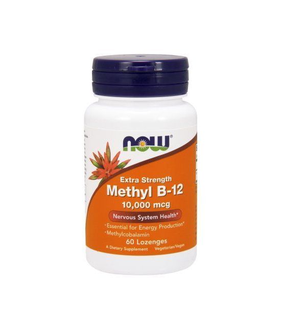 NOW Foods méthyle B-12 Système nerveux Santé 10000mcg 60 Ct