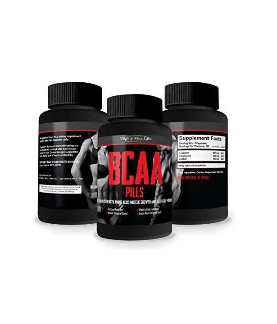 Pilules BCAA -  1 Noté acides aminés Formule - construire le muscle Combat musculaire Break Down - augmenter l'endurance et te